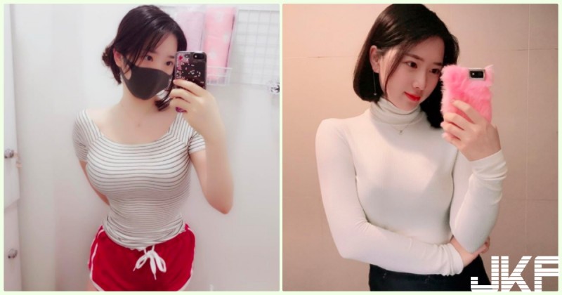 【6upoker】超撫媚！極品「白皙大奶妹」F奶乳量太誘人！新年放送「飽滿福利」畫面好養眼…