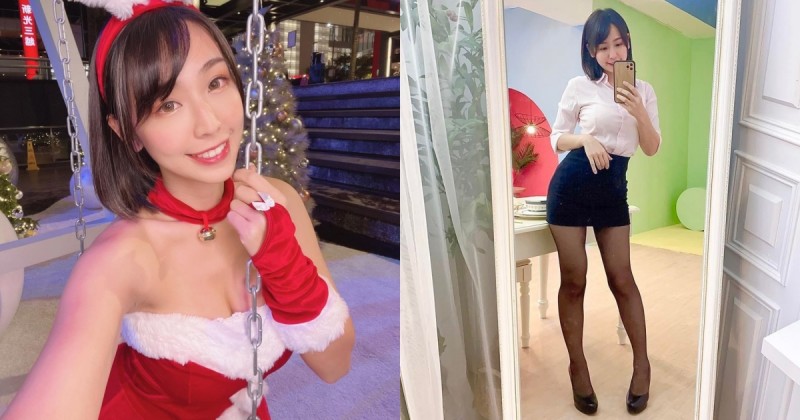 【6upoker】性感黑絲小秘書「希希」化身聖誕兔兔！「美乳翹臀」辣度太犯規！